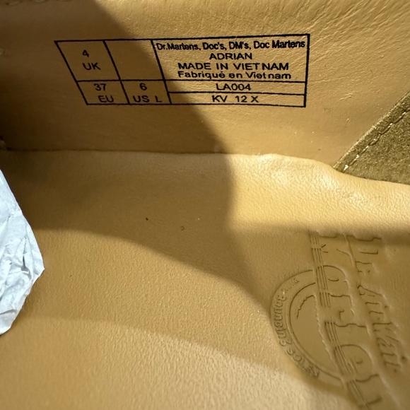 NWOB Dr Martins Women’s Adrian Penny Loafers in Parchment Beige Virginia Color 6 - Picture 5 of 10